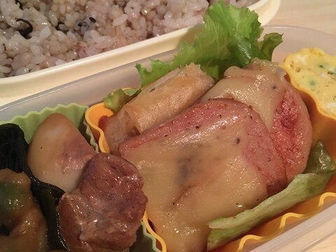 コストコ素材《スパム＆チーズ》お弁当用